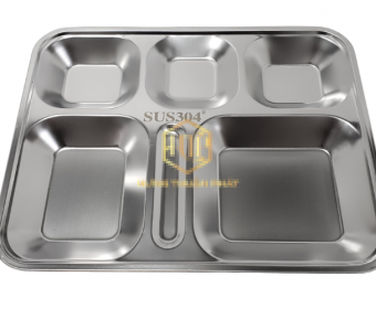 Khay cơm 6 ngăn Đặc Biệt ( Inox 304 ) 