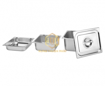 Khay Inox G/N - 1/2 - Khay Kem Inox 1/2 - Khay buffet 1/2