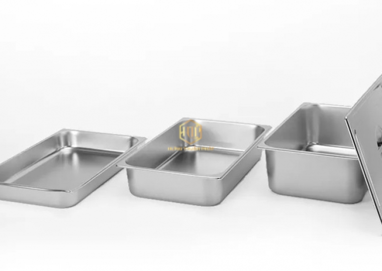 Khay Inox G/N - 1/1 - Khay Kem Inox 1/1 - Khay buffet 1/1