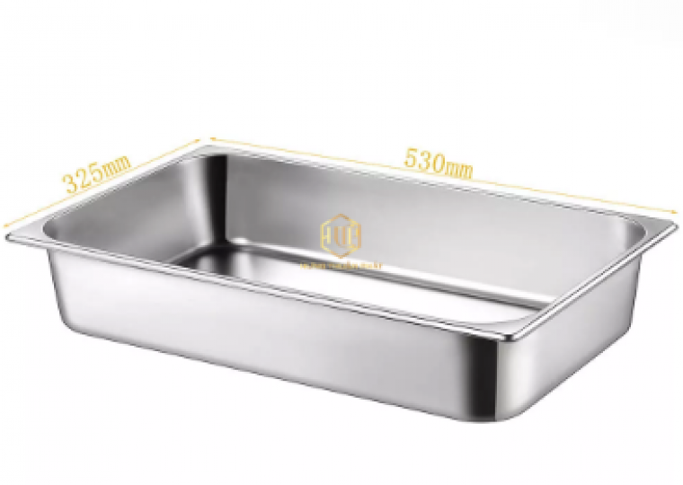 Khay Inox G/N - 1/1 - Khay Kem Inox 1/1 - Khay buffet 1/1