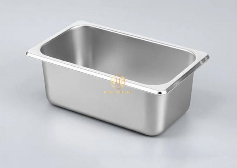 Khay Inox G/N - 1/4 - Khay Kem Inox 1/4 - Khay buffet 1/4
