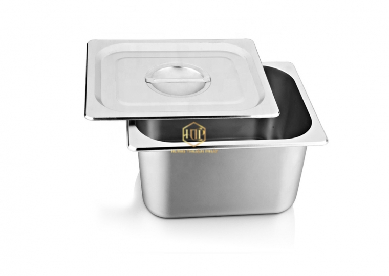 Khay Inox G/N - 1/6 - Khay Kem Inox 1/6 - Khay buffet 1/6