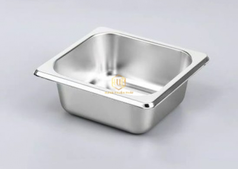 Khay Inox G/N - 1/6 - Khay Kem Inox 1/6 - Khay buffet 1/6