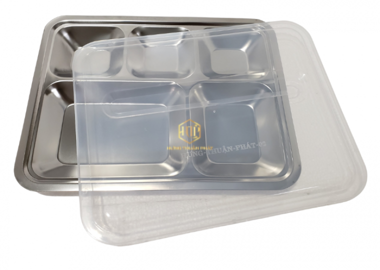 Khay cơm 5 ngăn Đặc Biệt ( Inox 201)