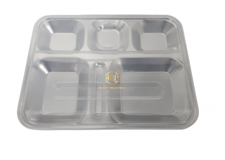 Khay cơm 6 ngăn Đặc Biệt ( Inox 201) 