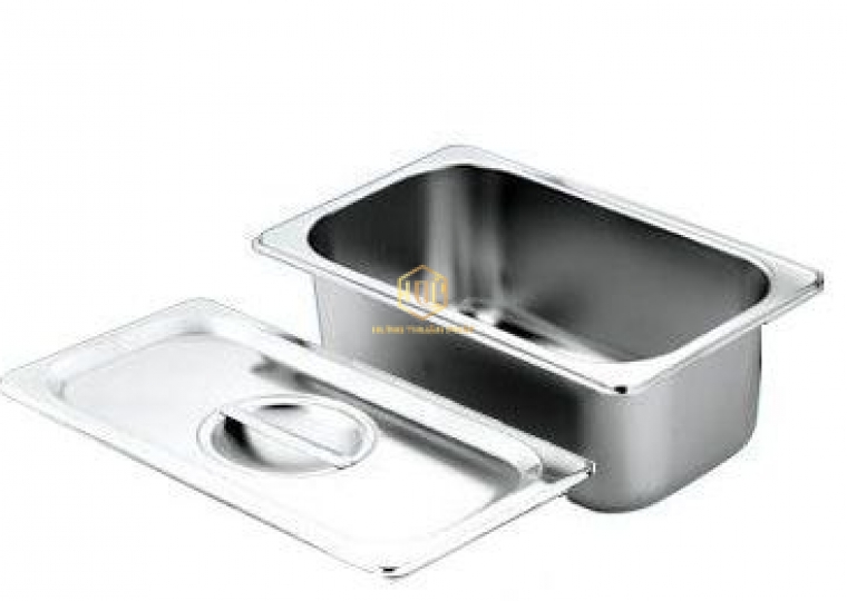 Khay Inox G/N - 1/4 - Khay Kem Inox 1/4 - Khay buffet 1/4