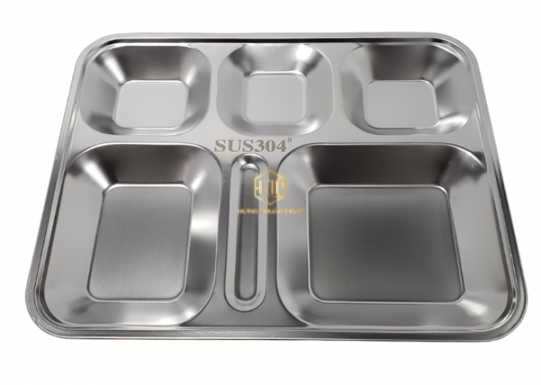 Khay cơm 6 ngăn Đặc Biệt ( Inox 304 ) 
