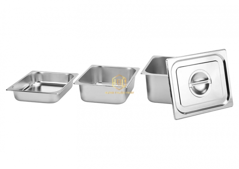 Khay Inox G/N - 1/2 - Khay Kem Inox 1/2 - Khay buffet 1/2