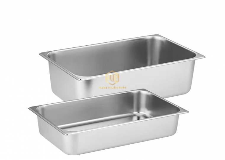 Khay Inox G/N - 1/3 - Khay Kem Inox 1/3 - Khay buffet 1/3