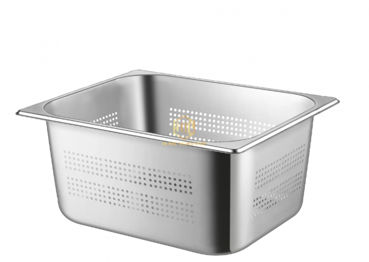 Khay Inox G/N lỗ 1/2 - Khay buffet lỗ 1/2