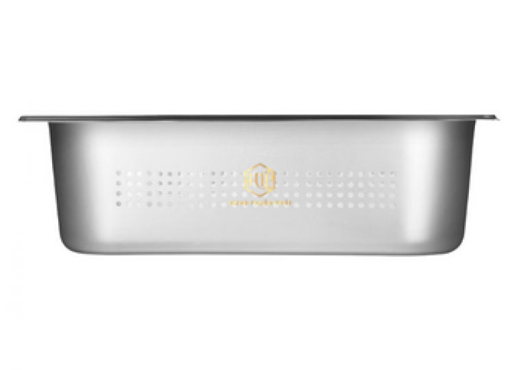 Khay Inox G/N lỗ 1/2 - Khay buffet lỗ 1/2