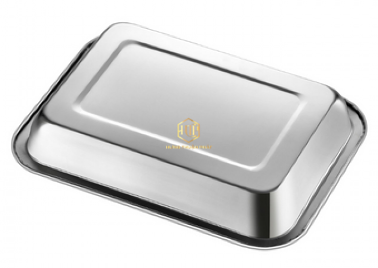 Khay Inox sâu lòng - chiều cao 4.8 cm