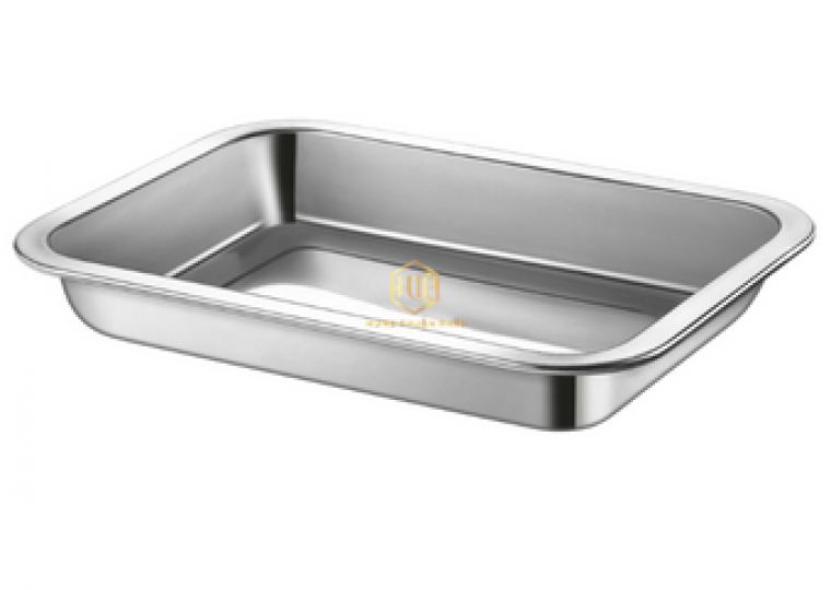 Khay Inox sâu lòng - chiều cao 4.8 cm