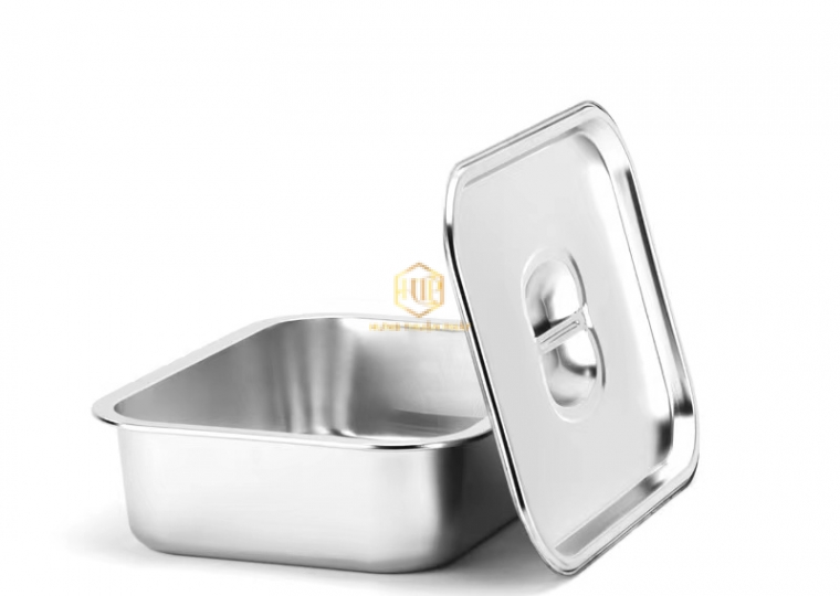 Khay Inox dày sâu lòng cao cấp 40 x 60 cm 