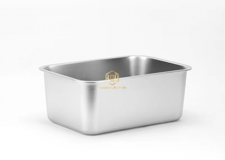 Khay Inox dày sâu lòng cao cấp 40 x 60 cm 