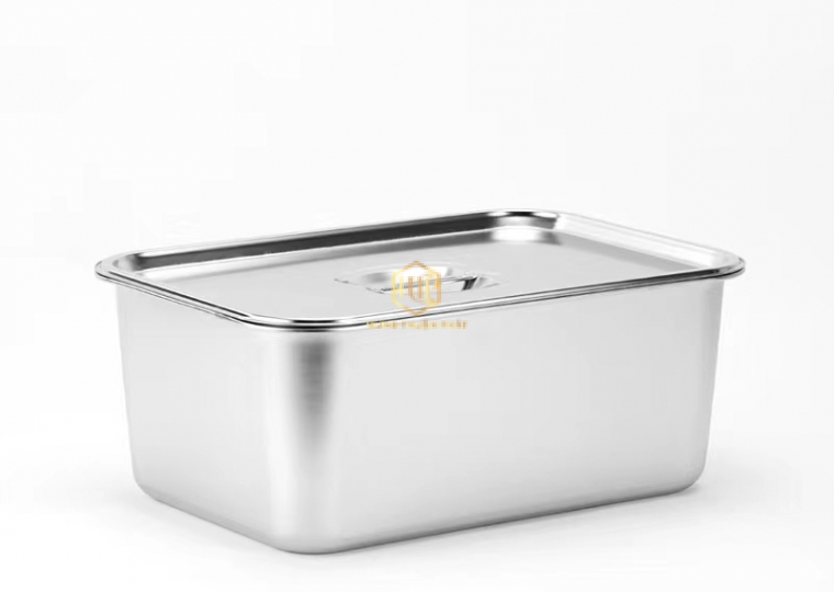 Khay Inox dày sâu lòng cao cấp 30 x 40 cm 