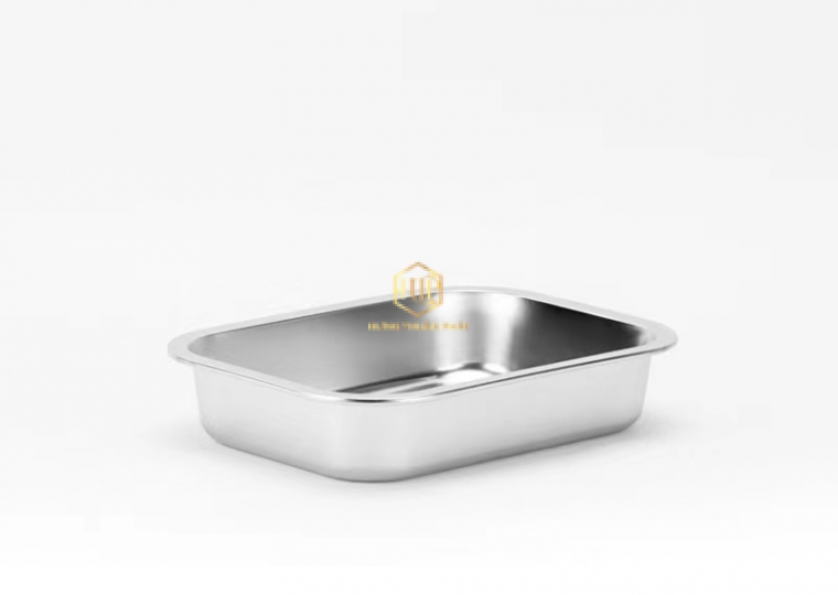 Khay Inox dày sâu lòng cao cấp 40 x 60 cm 